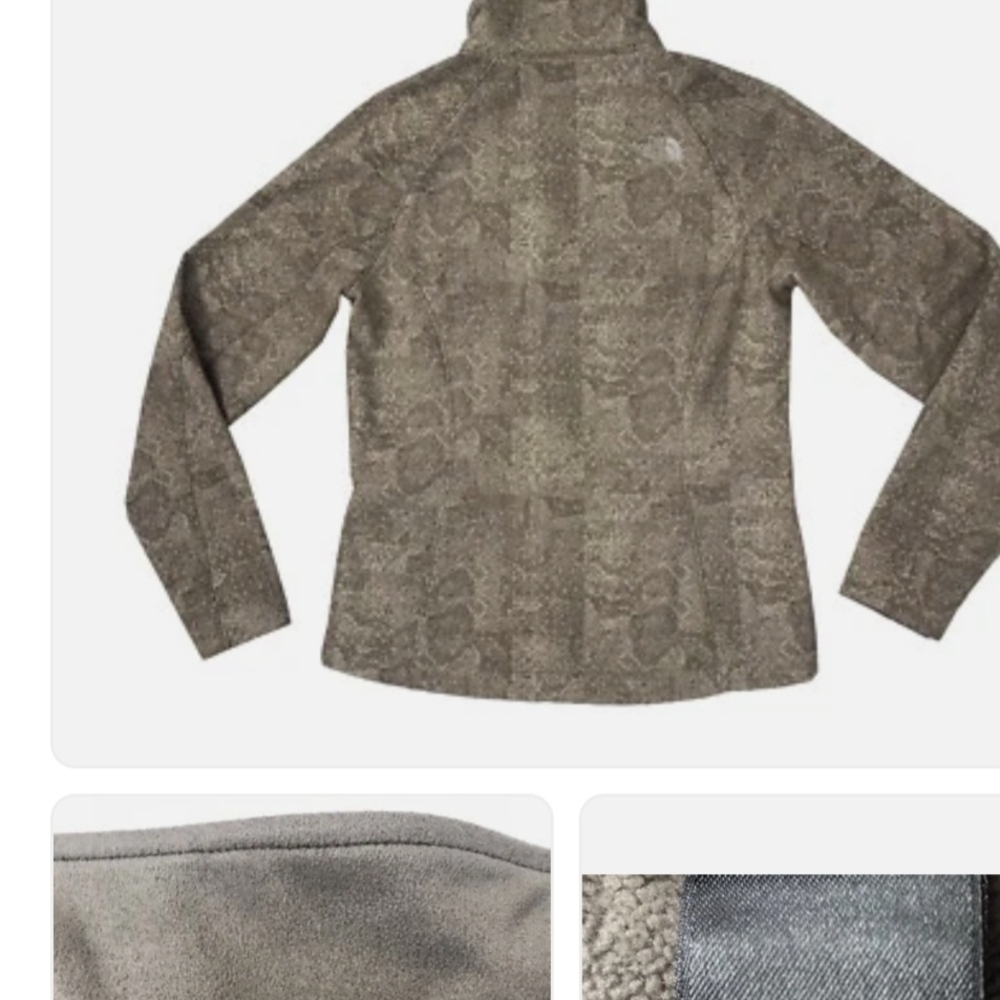 The North Face Olive Patterned Jacket - image 1